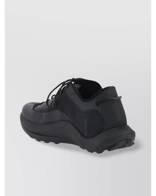 Roa Black Reinforced Round Toe Mesh Sneakers for men