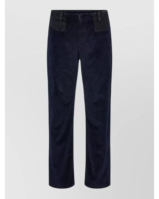 Maison Margiela Blue Straight Leg Denim Trousers Casual for men