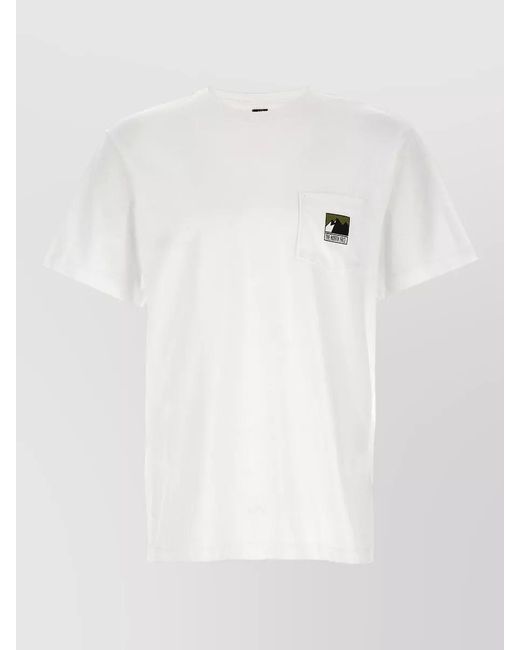 The North Face White Cotton Logo T-Shirt for men