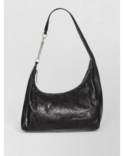 Rick Owens Black Small Nylon Clutch Bag