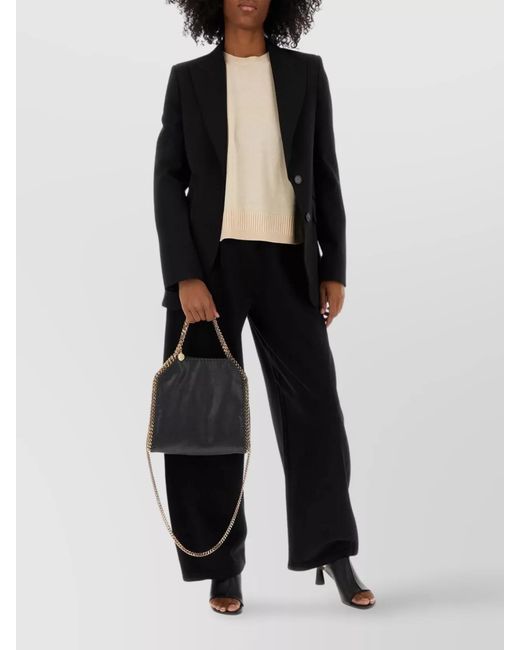 Stella McCartney Black Regular-Fit Jogging Trousers