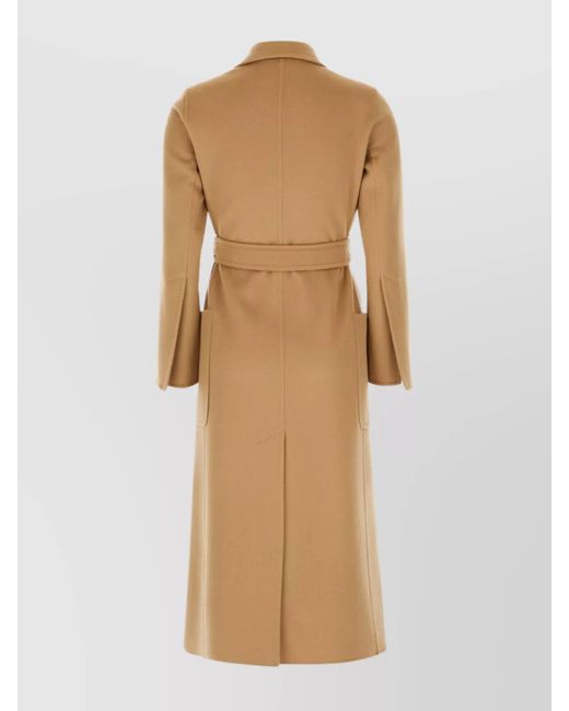 Max Mara Natural Cashmere Single-Breasted Coat