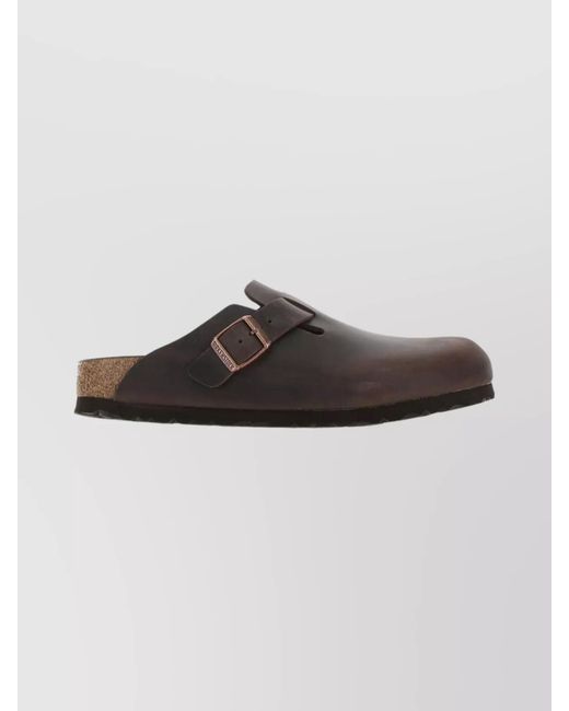 Birkenstock Multicolor Leather Boston Slippers for men