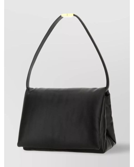 Marni Black Leather Shoulder Bag