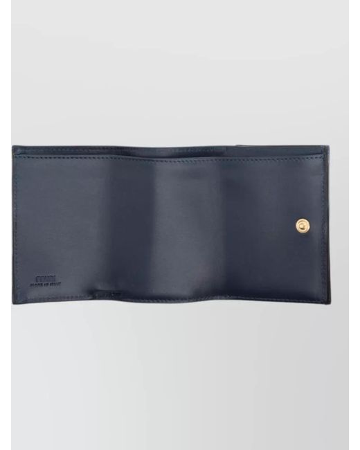 Fendi Blue Micro Trifold Baguette Keyring