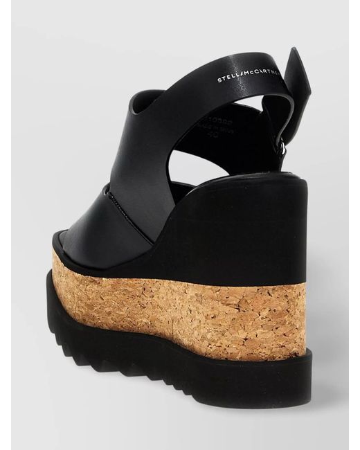 Stella McCartney Black Sneak-Elyse Sandals