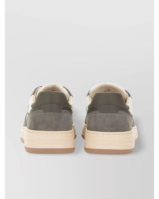 Hogan Gray Leather H630 Low-Top Sneakers