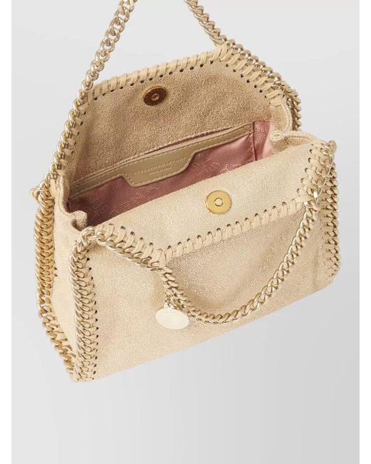 Stella McCartney Natural Falabella Tiny Clutch Bag