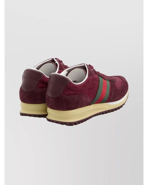 Gucci Red Re-Motion Original Gg Fabric Sneakers for men