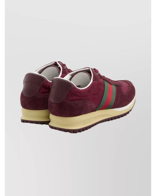 Gucci Red Re-Motion Original Gg Fabric Sneakers for men