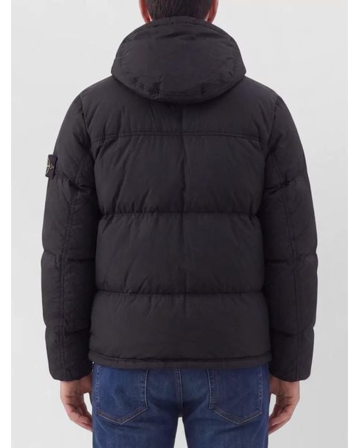 Stone Island White Down Puffer Jacket for men