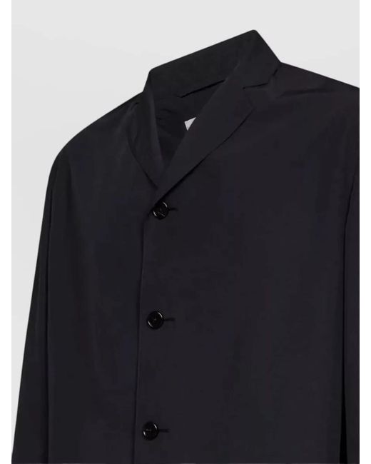 Jil Sander Blue Boxy Lapel Collar Waterproof Sport Coat for men
