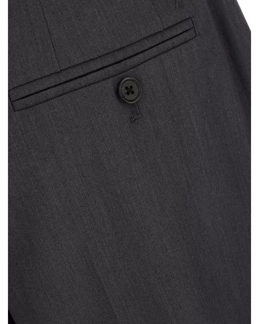DUNST Blue Polyester Blend Bermuda Shorts