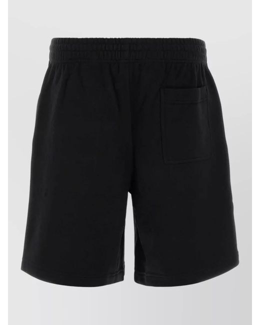 Burberry Black Cotton Chino Shorts for men