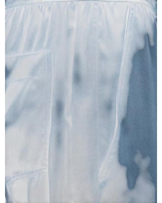 Tom Ford Blue Silk Satin Pyjama Trousers