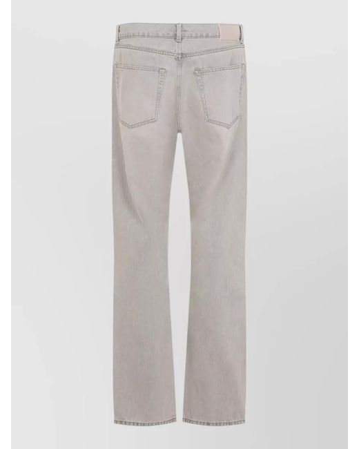 Our Legacy Gray Denim Straight-Leg Jeans for men