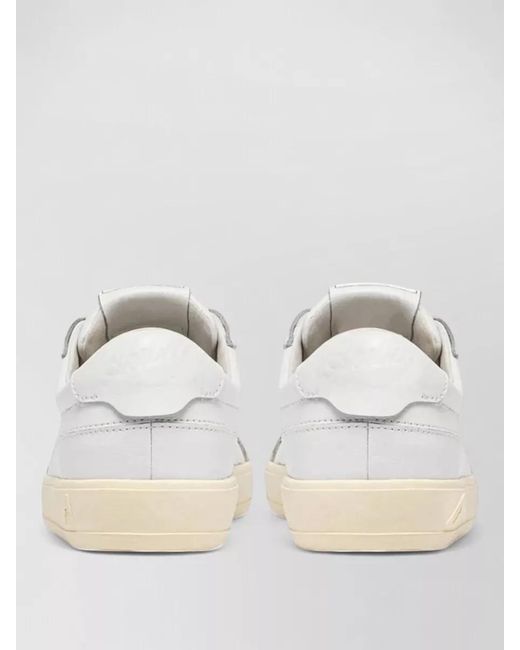 Autry Natural Silk Nylon Sneakers Contrast Stitching Round Toe for men