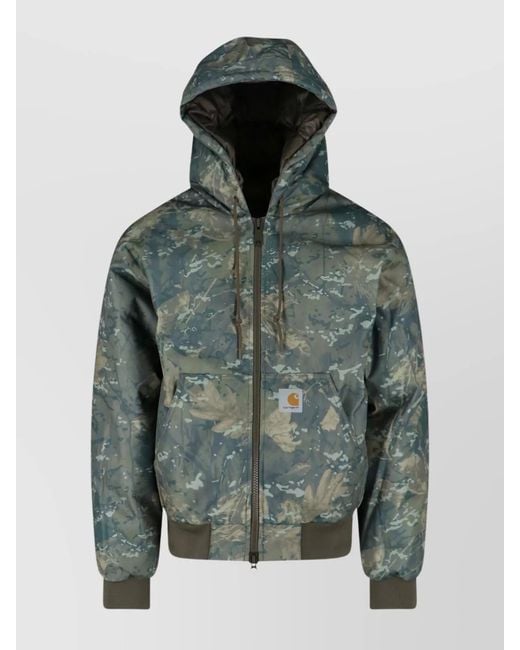 Carhartt Green Hooded Jacket for men