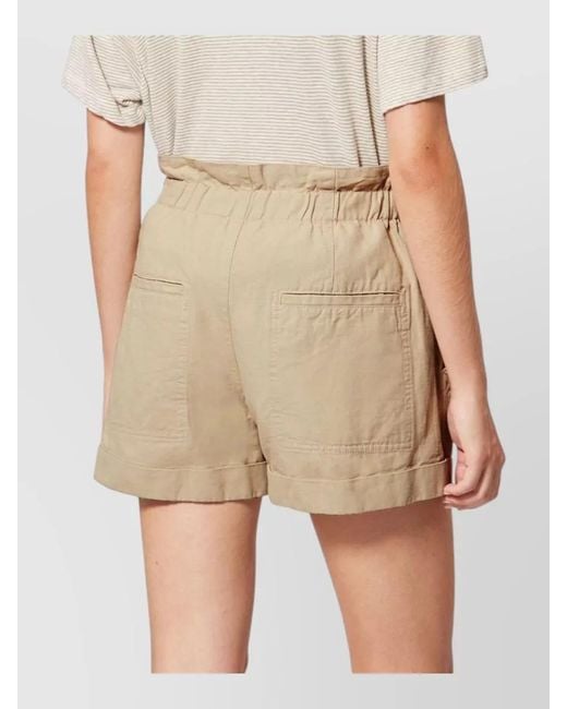 Isabel Marant Natural Knee-Length Shorts