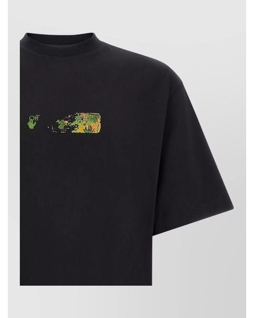 Off-White c/o Virgil Abloh Black Arrow Spices Skate Crew Neck T Shirt for men