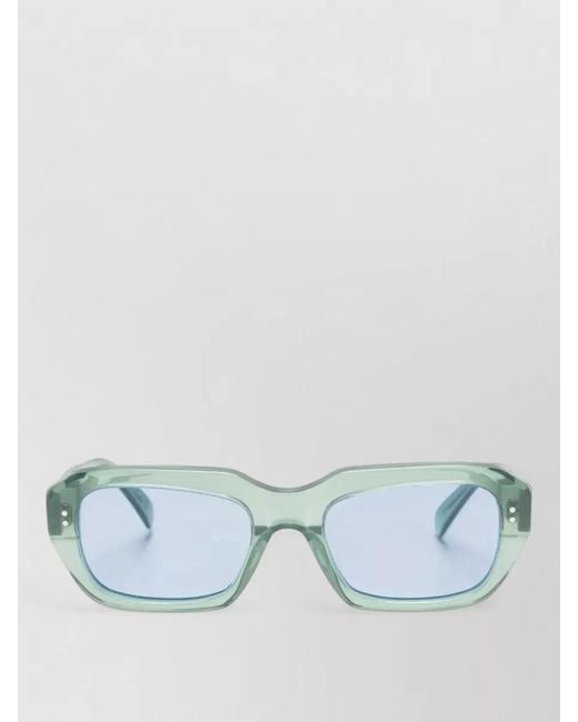 Retrosuperfuture Blue Miles Rectangular Sunglasses Metal Detail for men