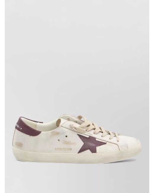 Golden Goose Deluxe Brand Natural Leather Low-Top Sneakers for men