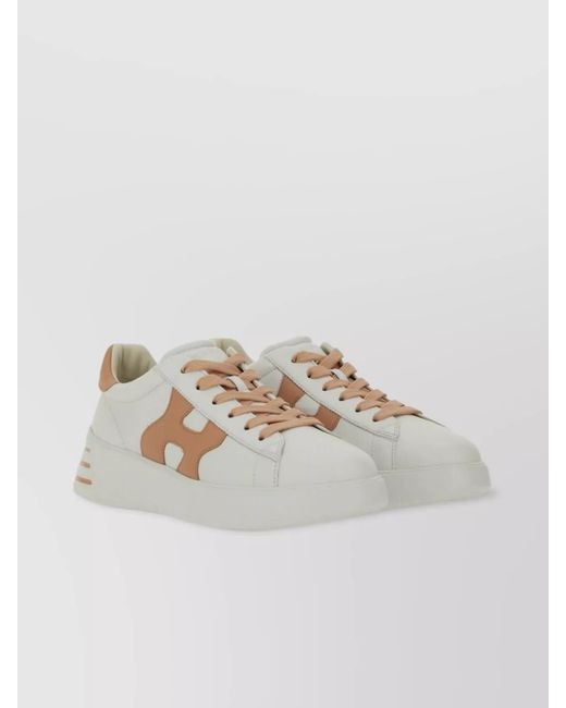 Hogan Multicolor Leather Low-Top Sneakers