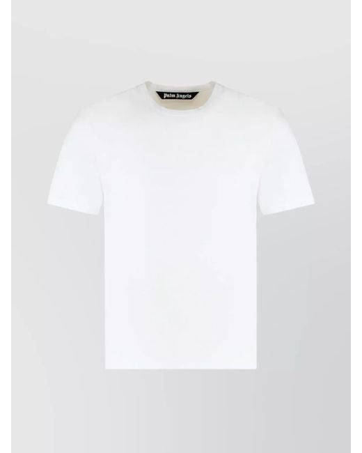 Palm Angels White Set Of Three Cotton Short-Sleeve T-Shirts for men