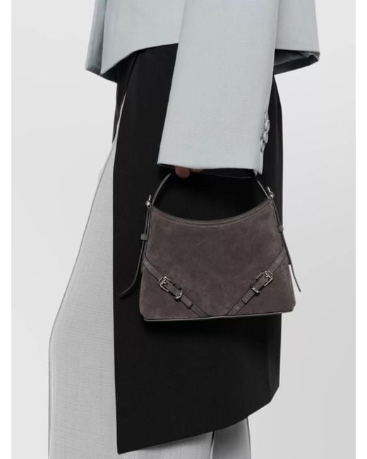 Givenchy Black Buckle-Detail Mini Bag
