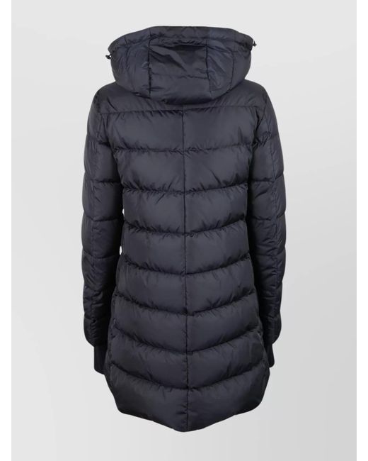 Herno Blue Down Hooded Puffer Jacket