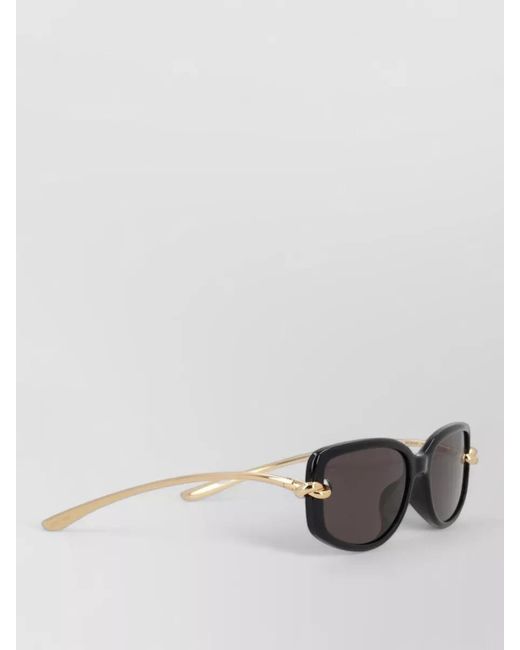Bottega Veneta Gray Knot Sunglasses
