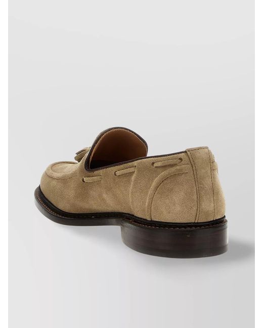 Tricker's Natural Leather Loafers for men