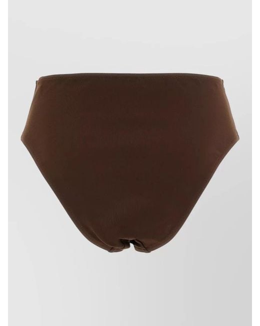 Eres Brown Prestance High-Waist High-Leg Bikini Briefs
