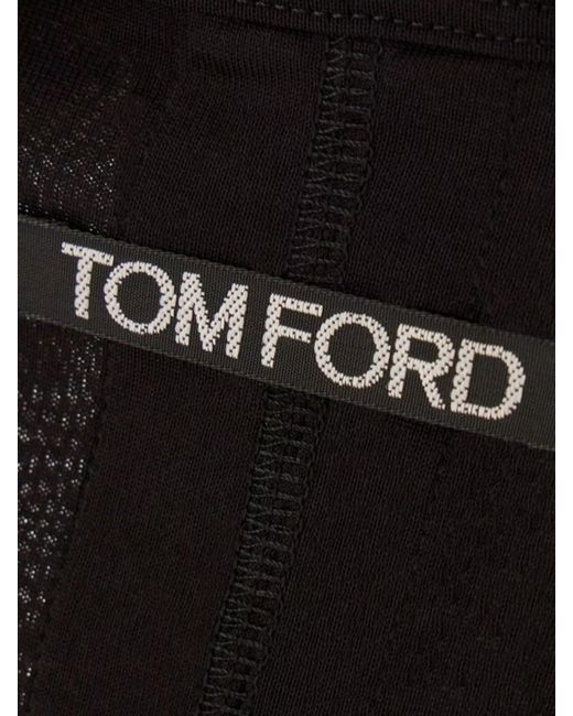 Tom Ford Black Silk Loose-Fit T-Shirt