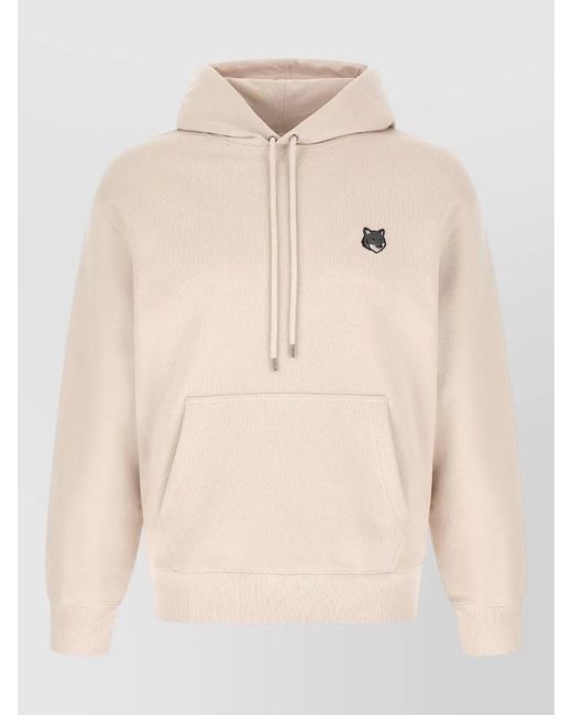Maison Kitsuné Natural Cotton Hoodie for men