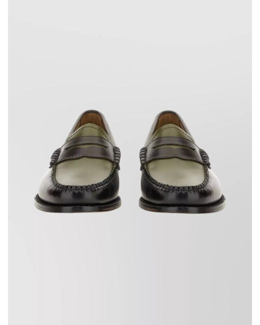 G.H.BASS Multicolor Leather Penny Loafers