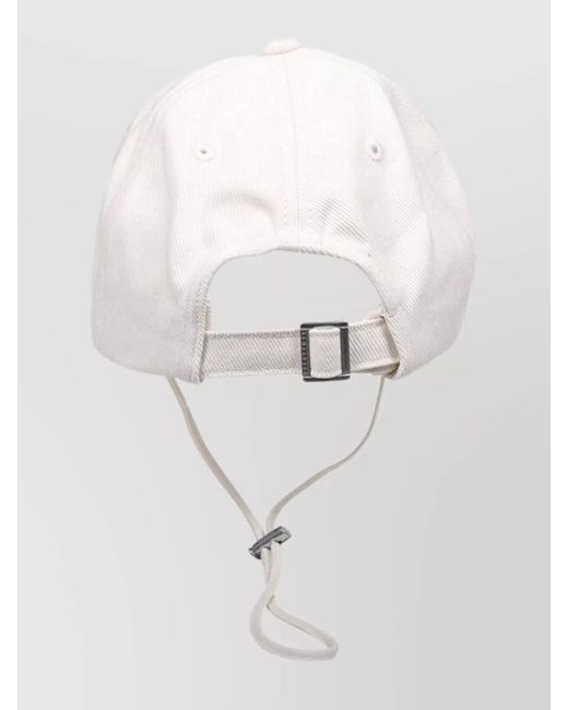 Jacquemus White La Casquette Artichaut Cotton Cap