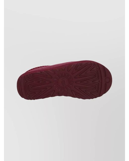 Ugg Red Leather Slippers
