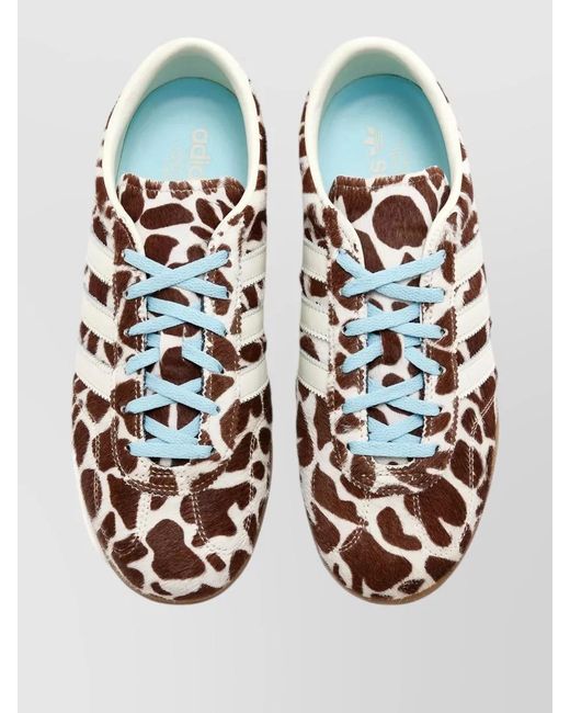 Adidas Multicolor Animal Print Low Top Lace Up Shoes