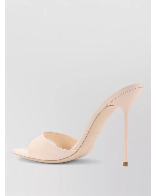 Paris Texas Pink Patent Leather Lidia Mules