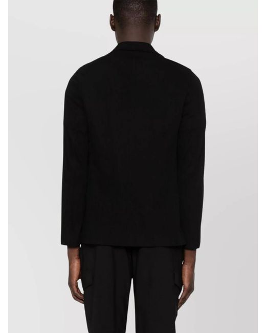 Circolo 1901 Black Cotton Single-Breasted Blazer for men