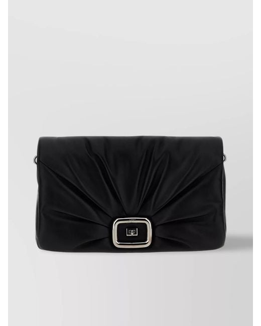 Roger Vivier Black Leather Shoulder Bag