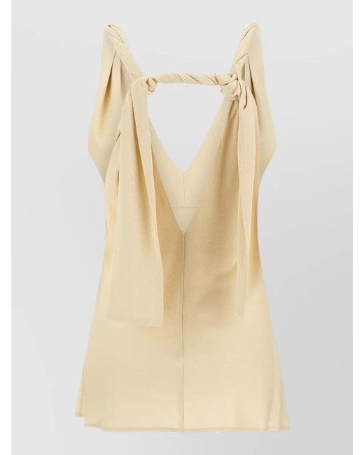 ARMARIUM Natural Livia Top Draped Back Twisted Strap