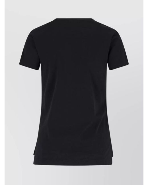 Vivienne Westwood Black Cotton Logo Print Short Sleeve T-Shirt