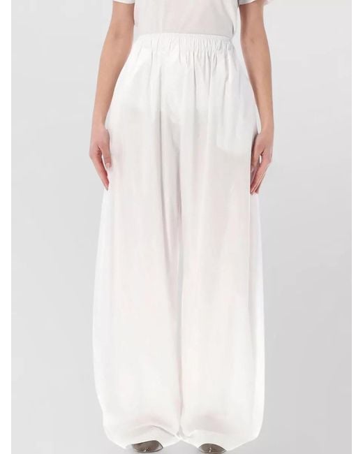 Thelatest White Dora Wide Leg Relaxed Fit Pants