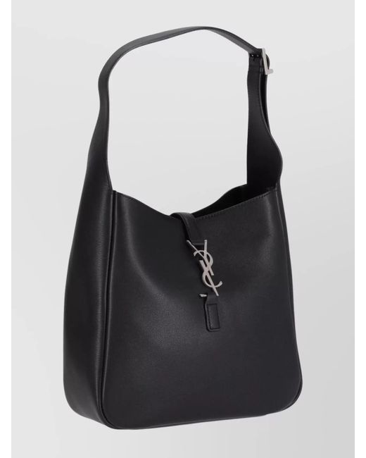 Saint Laurent Black Le 5 À 7 Small Leather Shoulder Bag