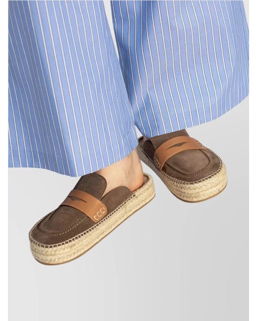 J.W. Anderson Multicolor Suede Loafers