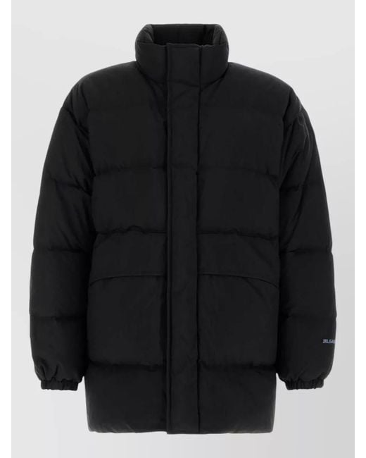 Jil Sander Black Down Jacket for men