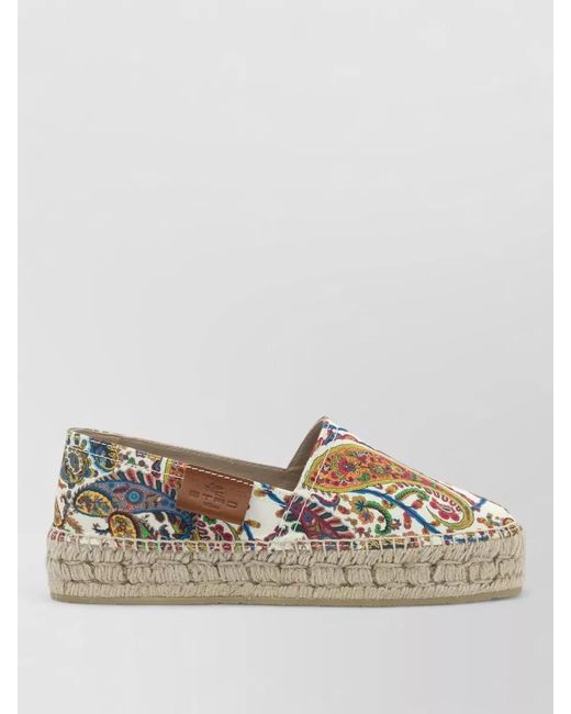 Etro Multicolor Cotton Espadrilles