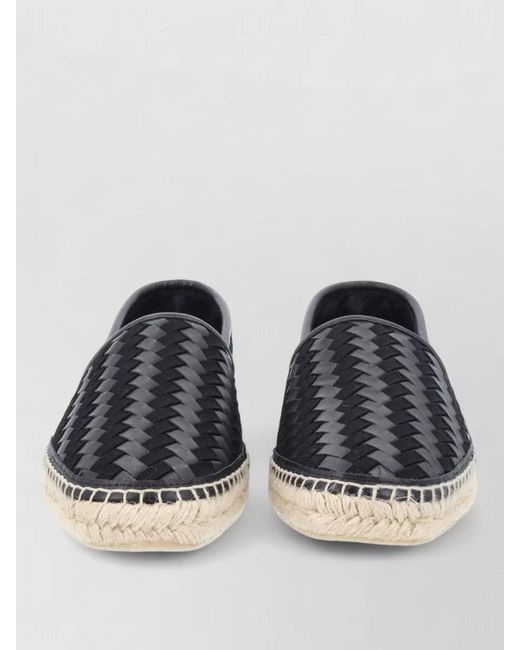 Castaner Blue Paul Espadrilles Round Toe Woven Design for men